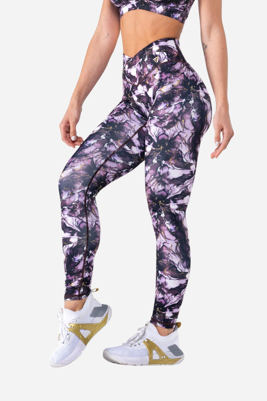 LEGGING CROSSED POCKET - GOLDEN IRIS