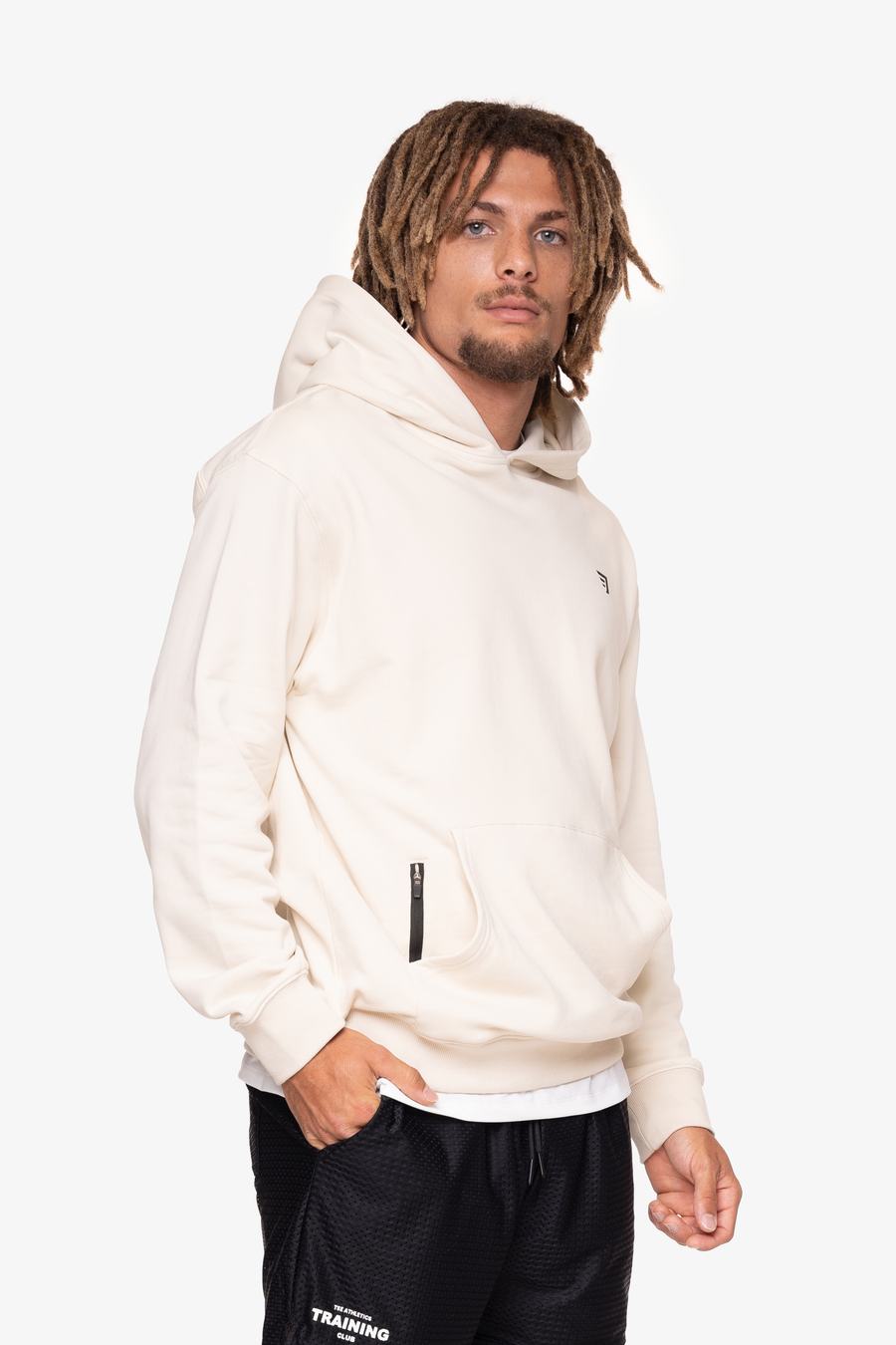 RELAXED HOODIE OFF - WHITE