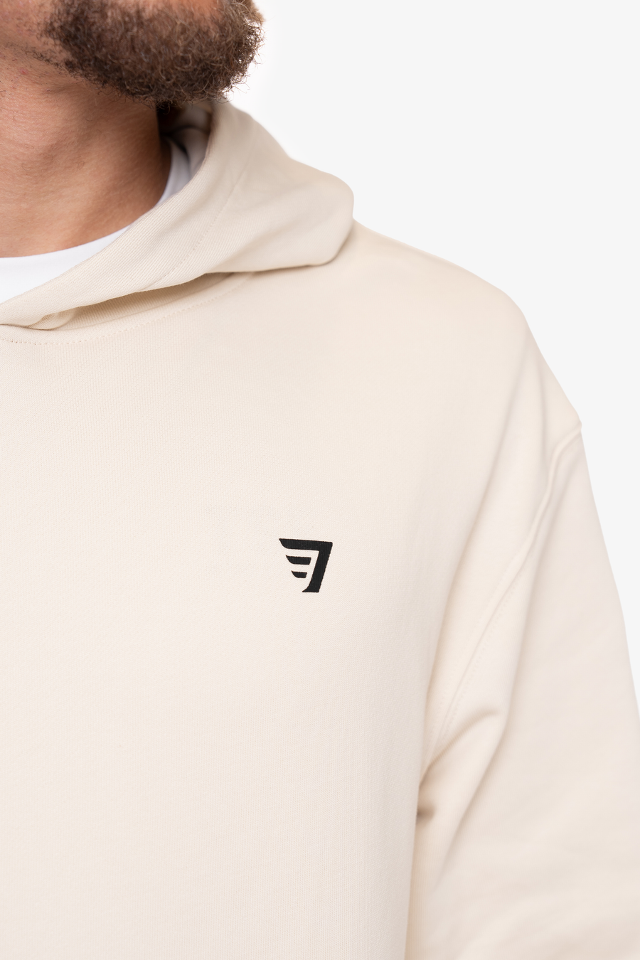 RELAXED HOODIE OFF - WHITE