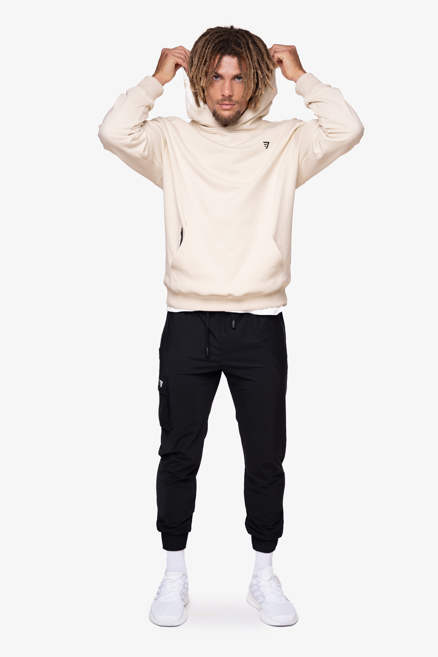 RELAXED HOODIE OFF - WHITE