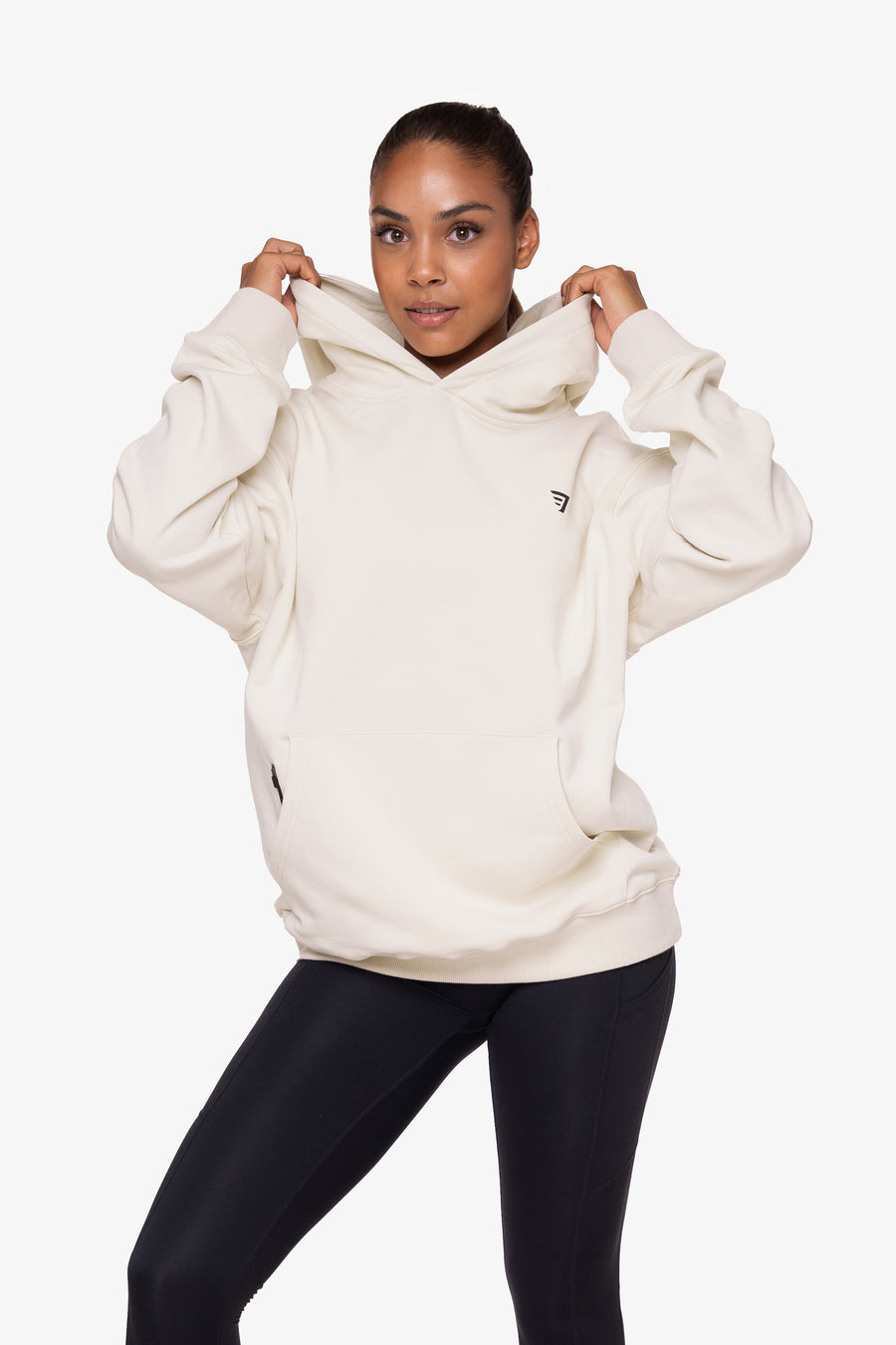 RELAXED HOODIE OFF - WHITE