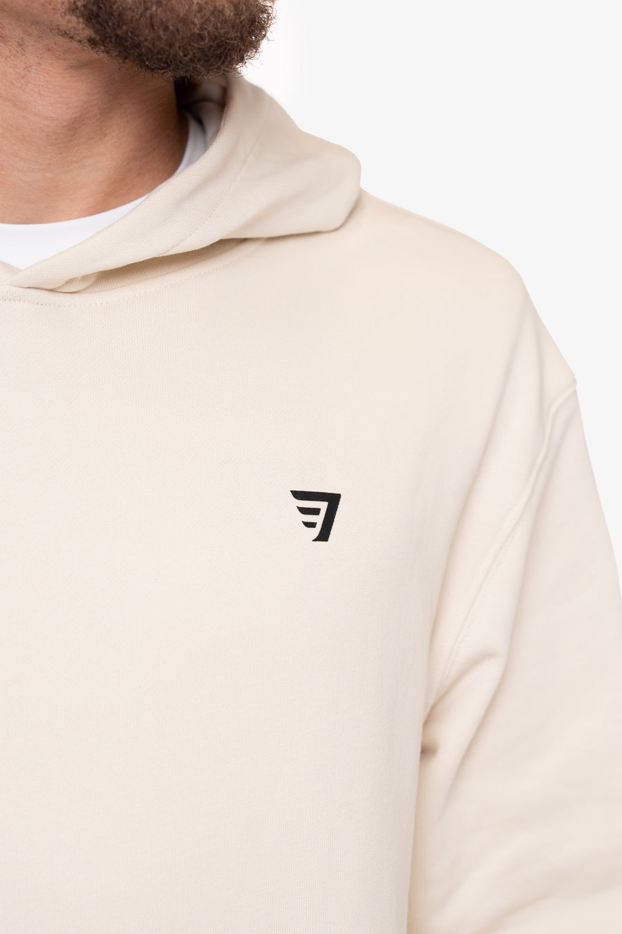 RELAXED HOODIE OFF - WHITE