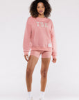 SWEATSHIRT LOOSE VARSITY - CHAMALLOW