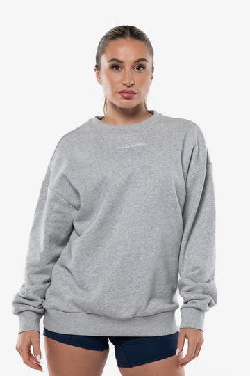 SWEATSHIRT LOOSE MINIMAL - FROST