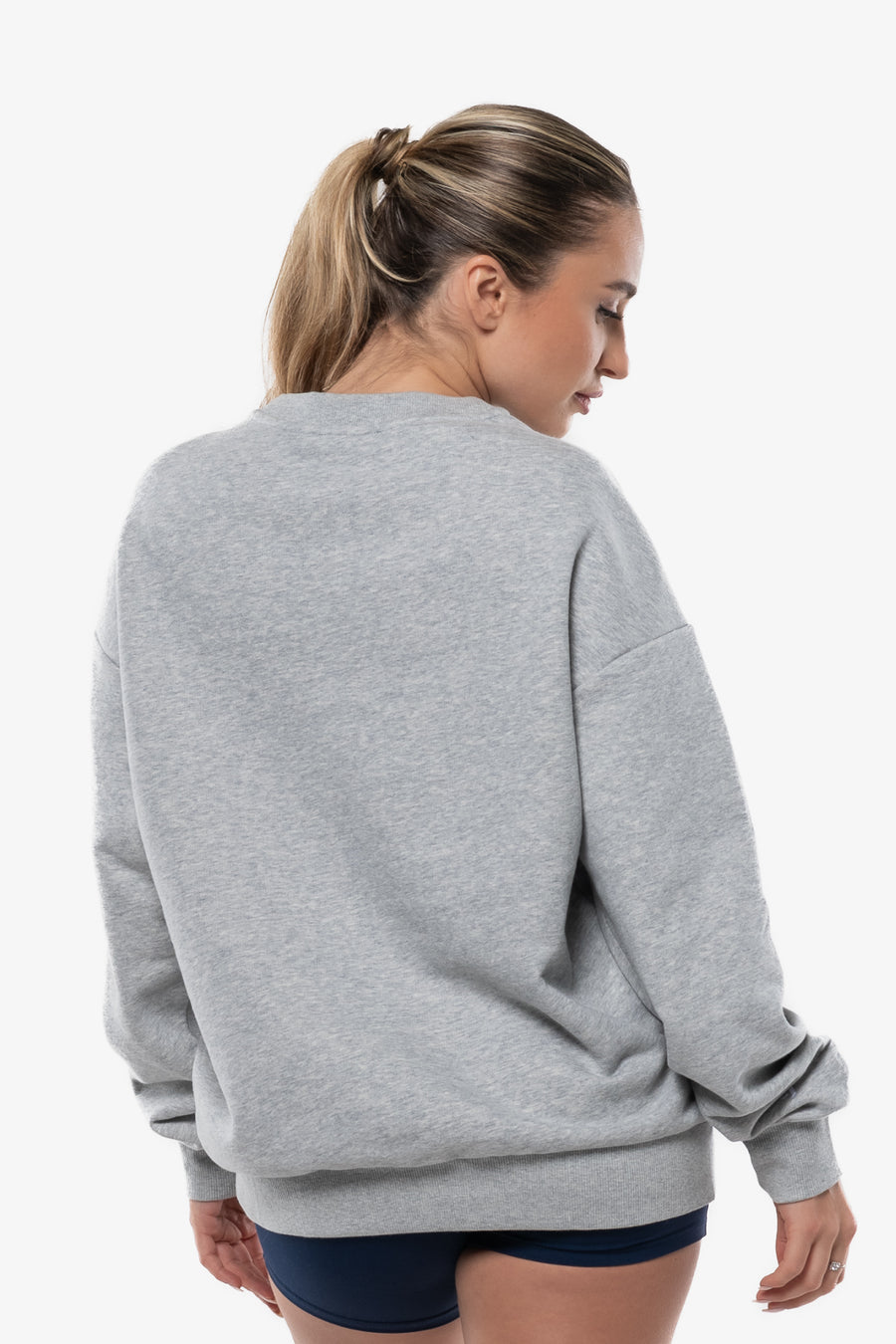 SWEAT MINIMAL OVERSIZED MANCHES LONGUES - FROST