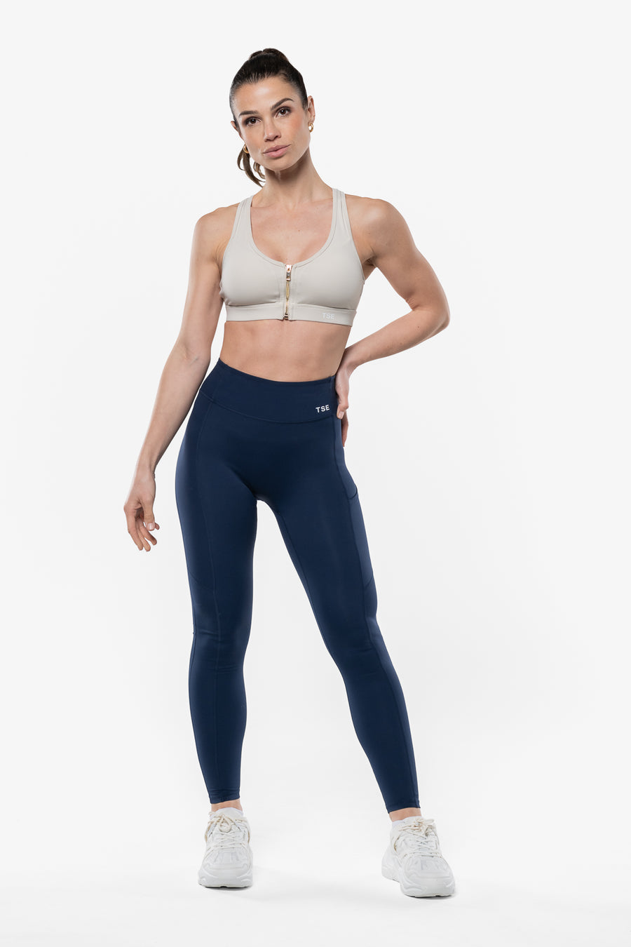 BRASSIÈRE ZIP TECH SMOOTH-FIT - SEASHELL