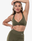 BRASSIÈRE TWIST STRONG BACK - KAKI