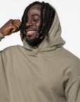 HOODIE LOOSE MINIMAL - MIST