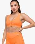 BRASSIERE ZIP TECH - APRICOT