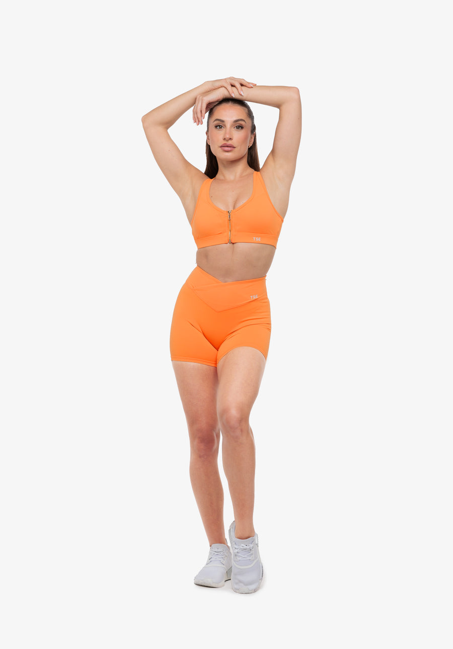 BRASSIERE ZIP TECH - APRICOT