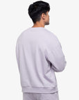 SWEATSHIRT LOOSE MINIMAL - LILAC