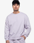 SWEATSHIRT LOOSE MINIMAL - LILAC