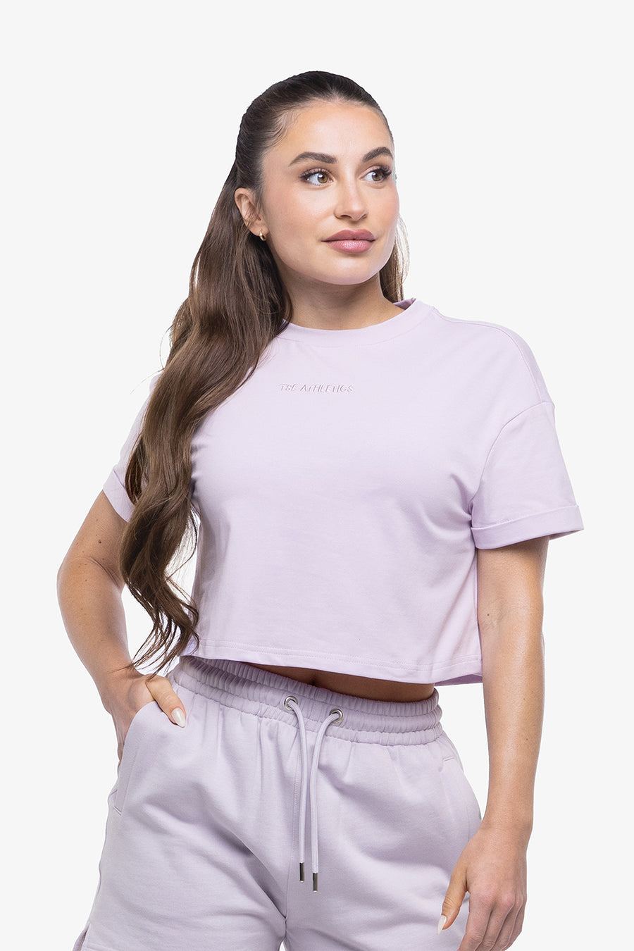 CROP TOP MINIMAL - LILAC