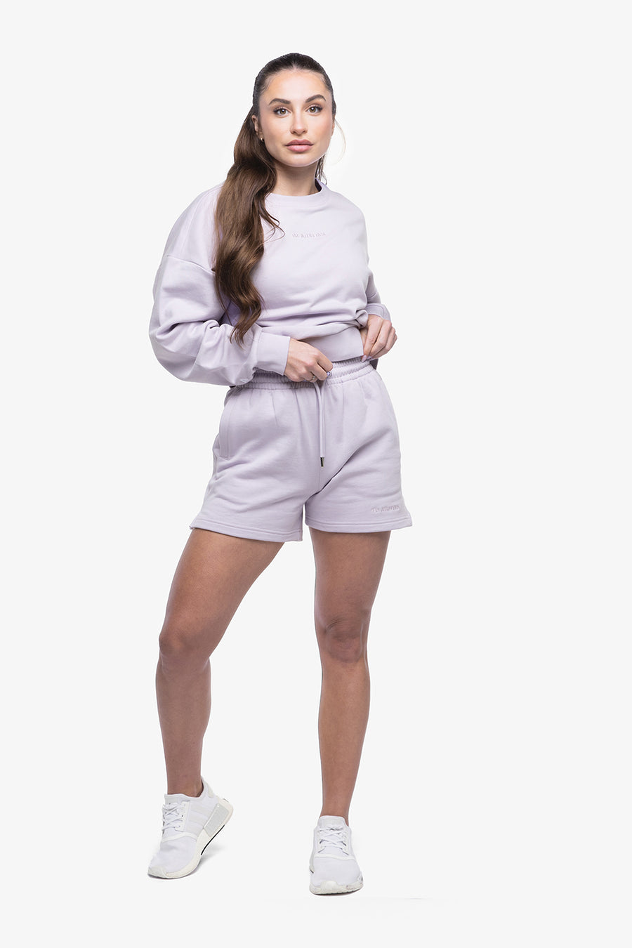 SWEATSHIRT LOOSE MINIMAL - LILAC