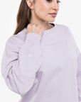 SWEATSHIRT LOOSE MINIMAL - LILAC