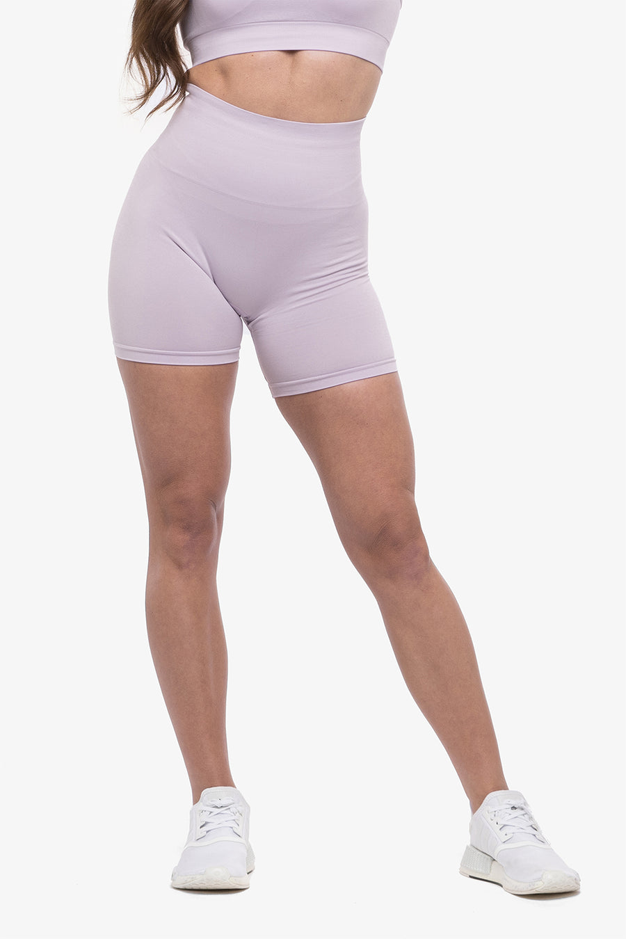 SHORT SCULPT HIGH RISE SEAMLESS - LILAC