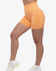 SHORT SCULPT HIGH RISE SEAMLESS - APRICOT