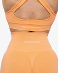 SHORT SCULPT HIGH RISE SEAMLESS - APRICOT