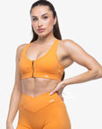 BRASSIÈRE ZIP TECH SMOOTH-FIT - APRICOT