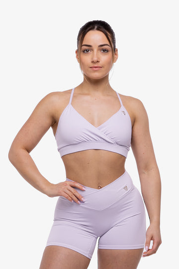 BRASSIERE CROSSED ADJUSTABLE - LILAC