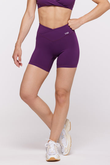 SHORT CROSSED - VIOLETTE